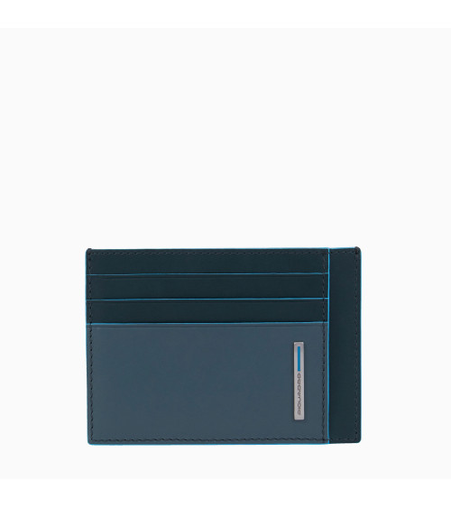 Piquadro Blue Square: Protège cartes RFID cuir - Style & Sûreté